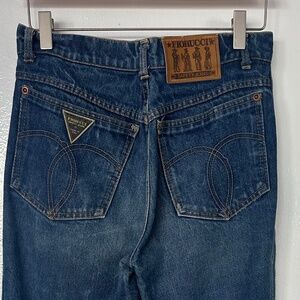 Fiorucci Dark Blue Straight Leg Jeans